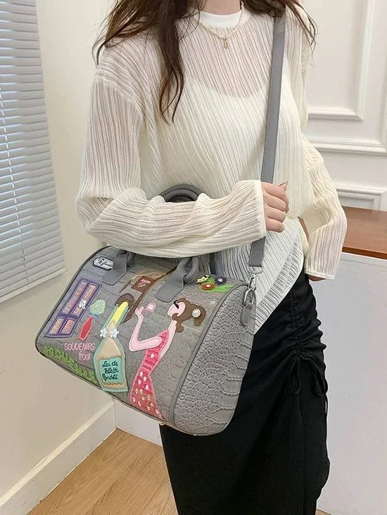 Embellished Women’s Satchel - Picture 4 of 10